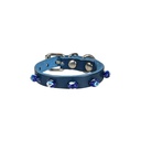 Cattie Beaded Leather Cat Collar 1x14-18cm