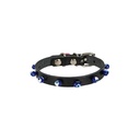 Cattie Boncuklu Deri Kedi Tasması 1x21-25cm