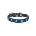 Cattie Taşlı Deri Kedi Tasması 1x18-22cm
