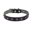 Cattie Taşlı Deri Kedi Tasması 1.5x28-32cm