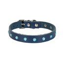 Cattie Taşlı Deri Kedi Tasması 1.5x28-32cm