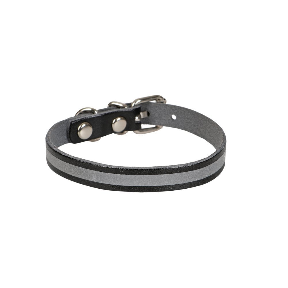 Cattie Reflektörlü Deri Kedi Tasması 1x21-25cm