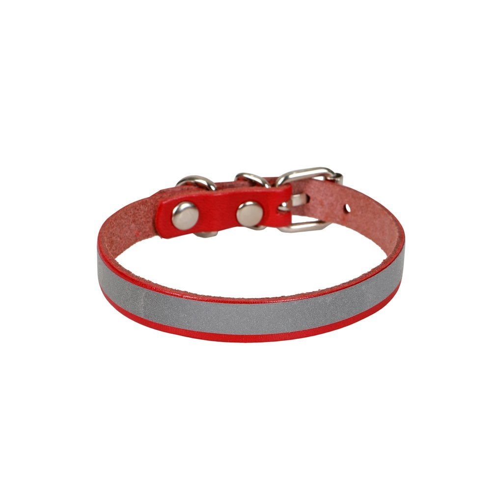 Cattie Reflektörlü Deri Kedi Tasması 1x21-25cm