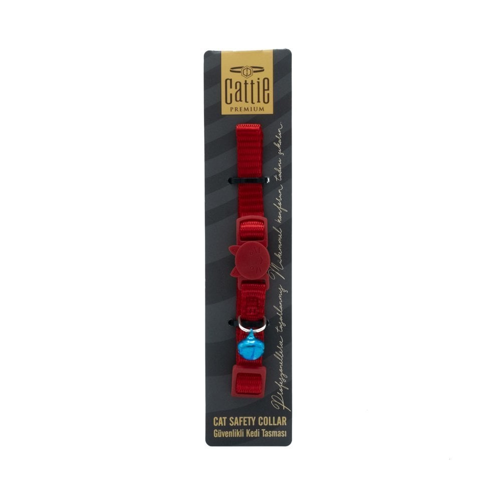 Cattie Güvenlik Tokalı Dokuma Kedi Tasması 1x15-25cm