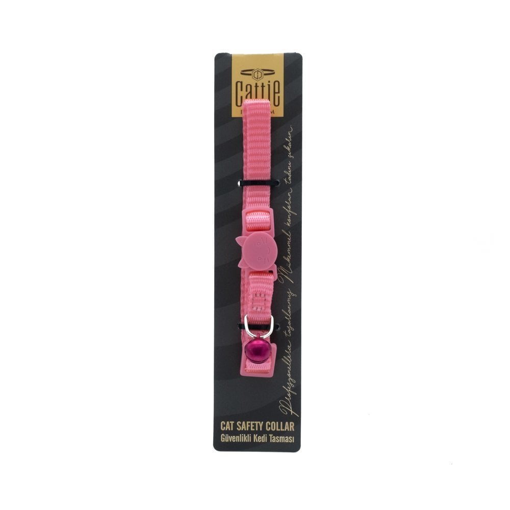 Cattie Güvenlik Tokalı Dokuma Kedi Tasması 1x15-25cm