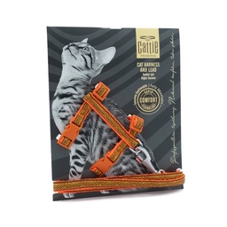 Cattie Desenli Kedi Gezdirme Tasması 1x25-40cm