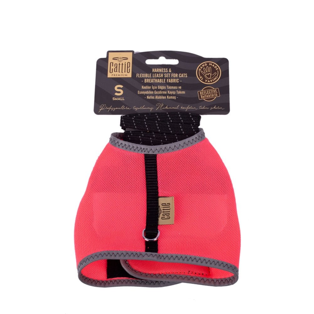 Cattie Elastic Cat Walking Harness 1x20-30cm