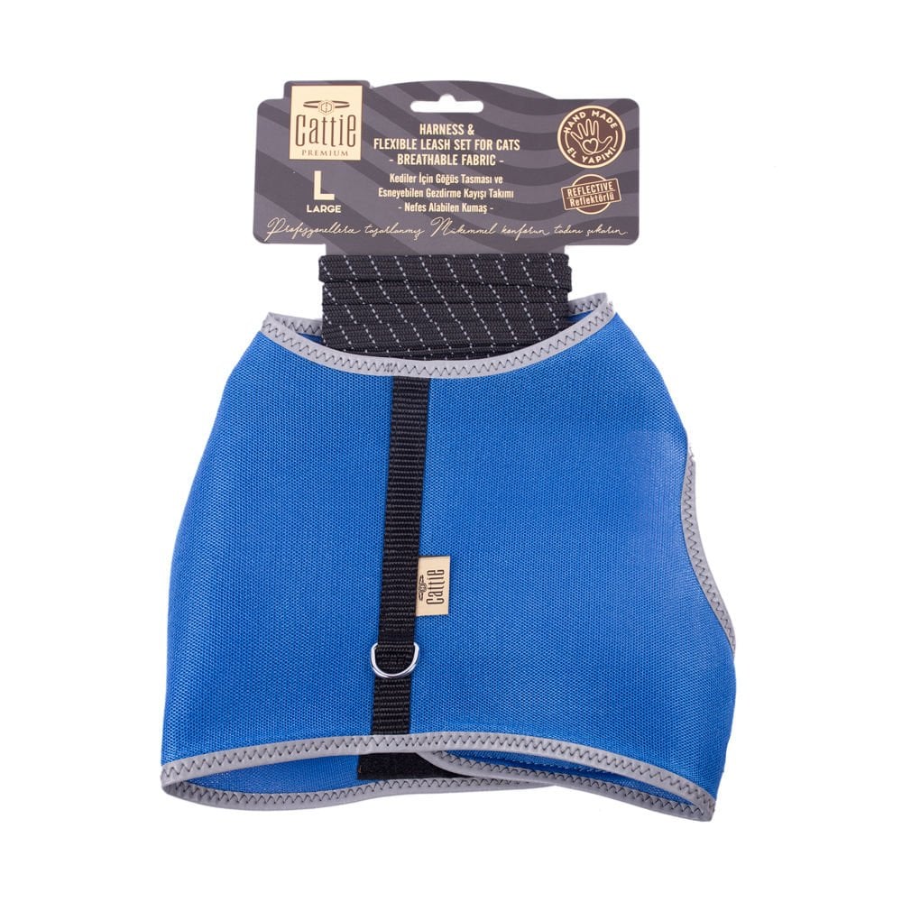 Cattie Elastic Cat Walking Harness 1.5x30-40cm