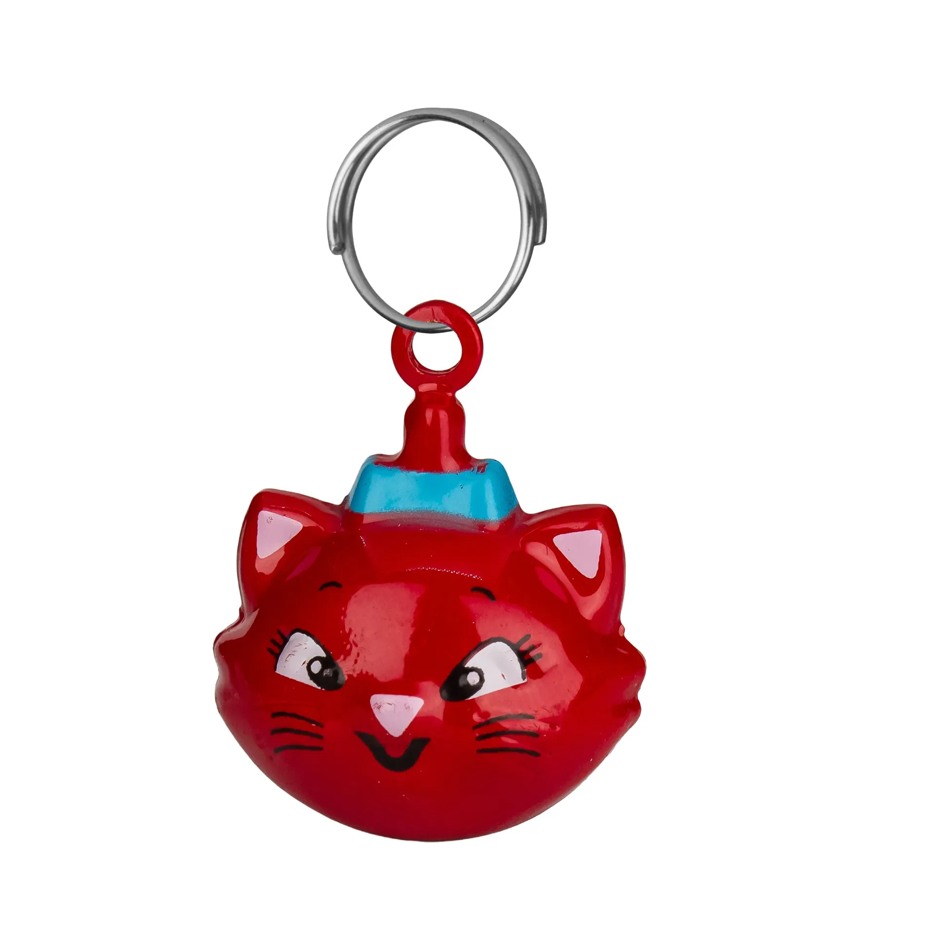 Sevimli Pirinç Kedi Çanı 20mm