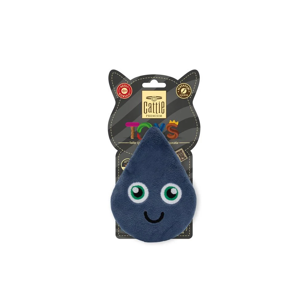 Cattie Drop Plush Cat Toy With Silvervine 11cm