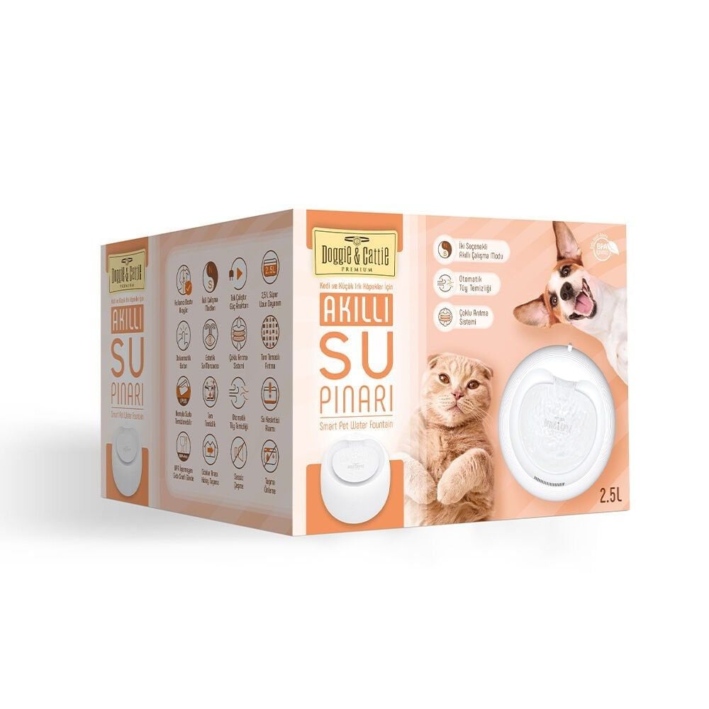[SMARTFOUNTAIN] Cattie Akıllı Arıtmalı Kedi Su Pınarı