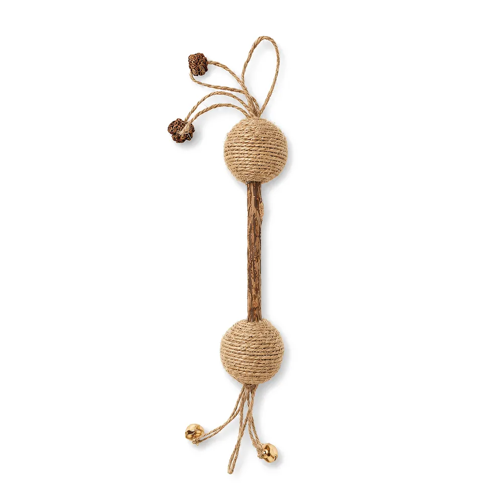 [CTOY25MATAHALTER] Cattie Dumbbell Stick Matatabi Cat Toy 25cm